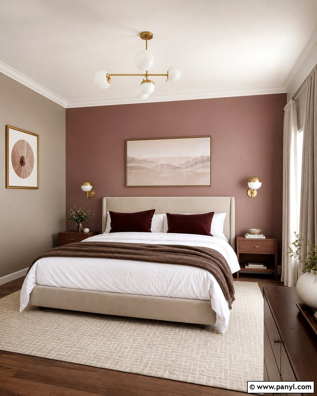 Dusty Rose Wall Paint - 30 Modern Wall Paint Ideas