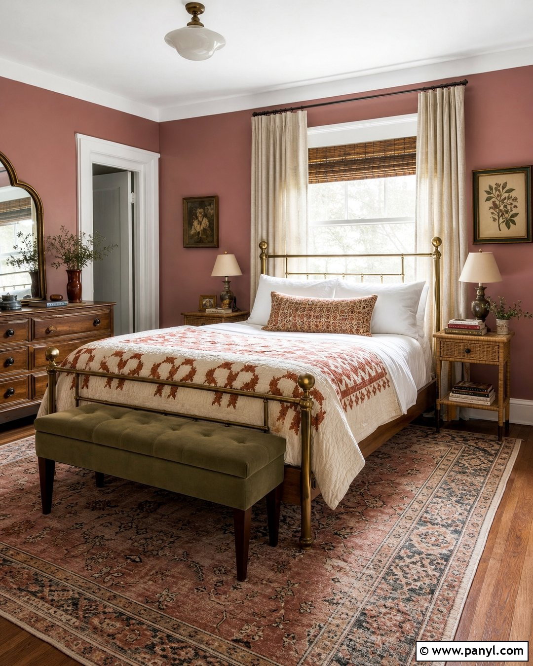 Dusty Rose Walls - 35 House Wall Colors