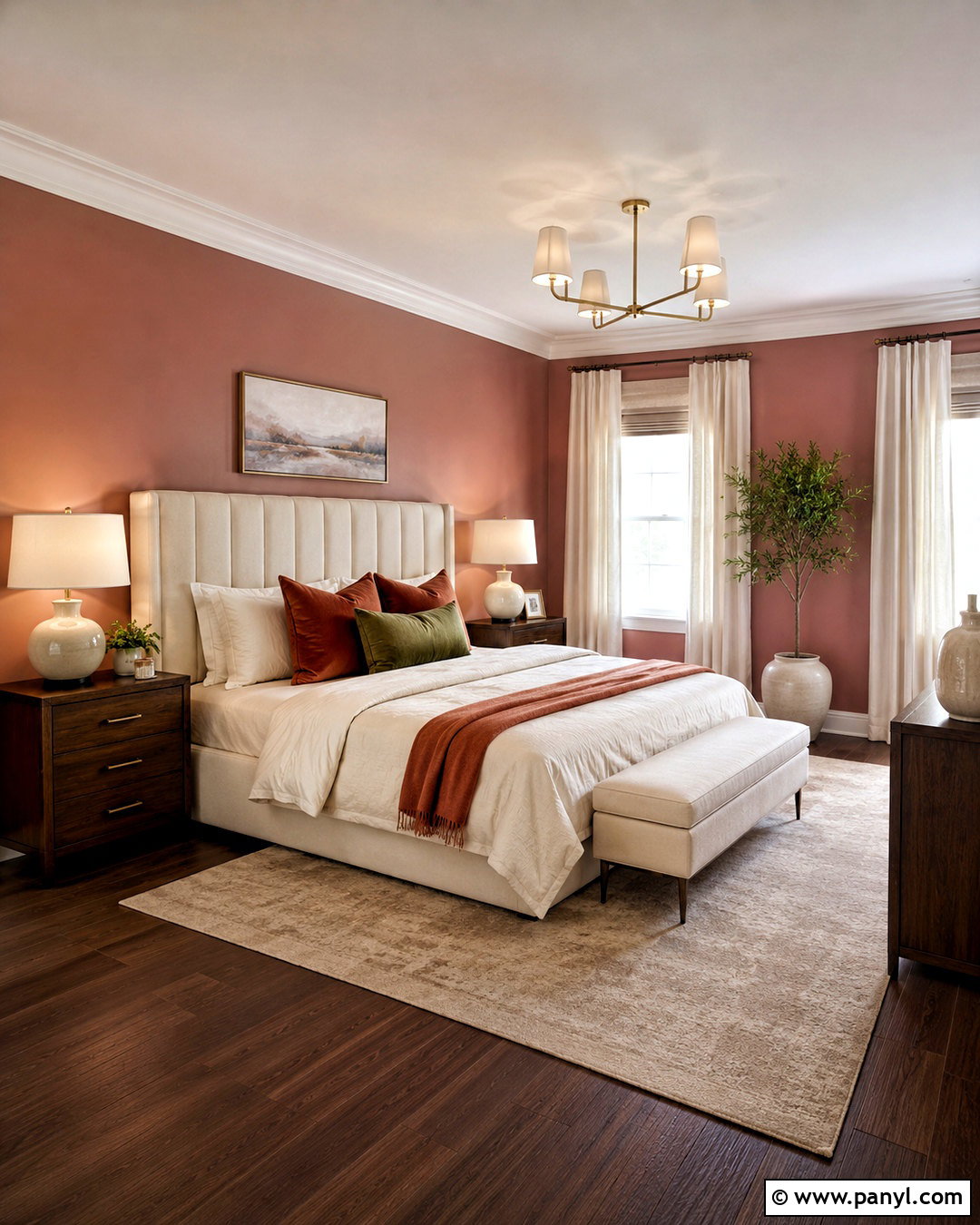 Dusty Rose Walls With Dark Wood Floors - 20 What Color Walls Go With Dark Wood Floors