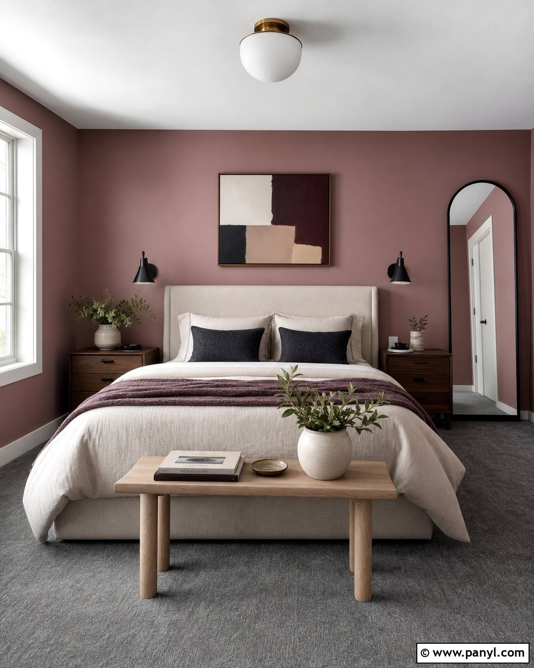 Dusty Rose Walls With Grey Carpet - 20 Best Wall Color For Grey Carpet Ideas