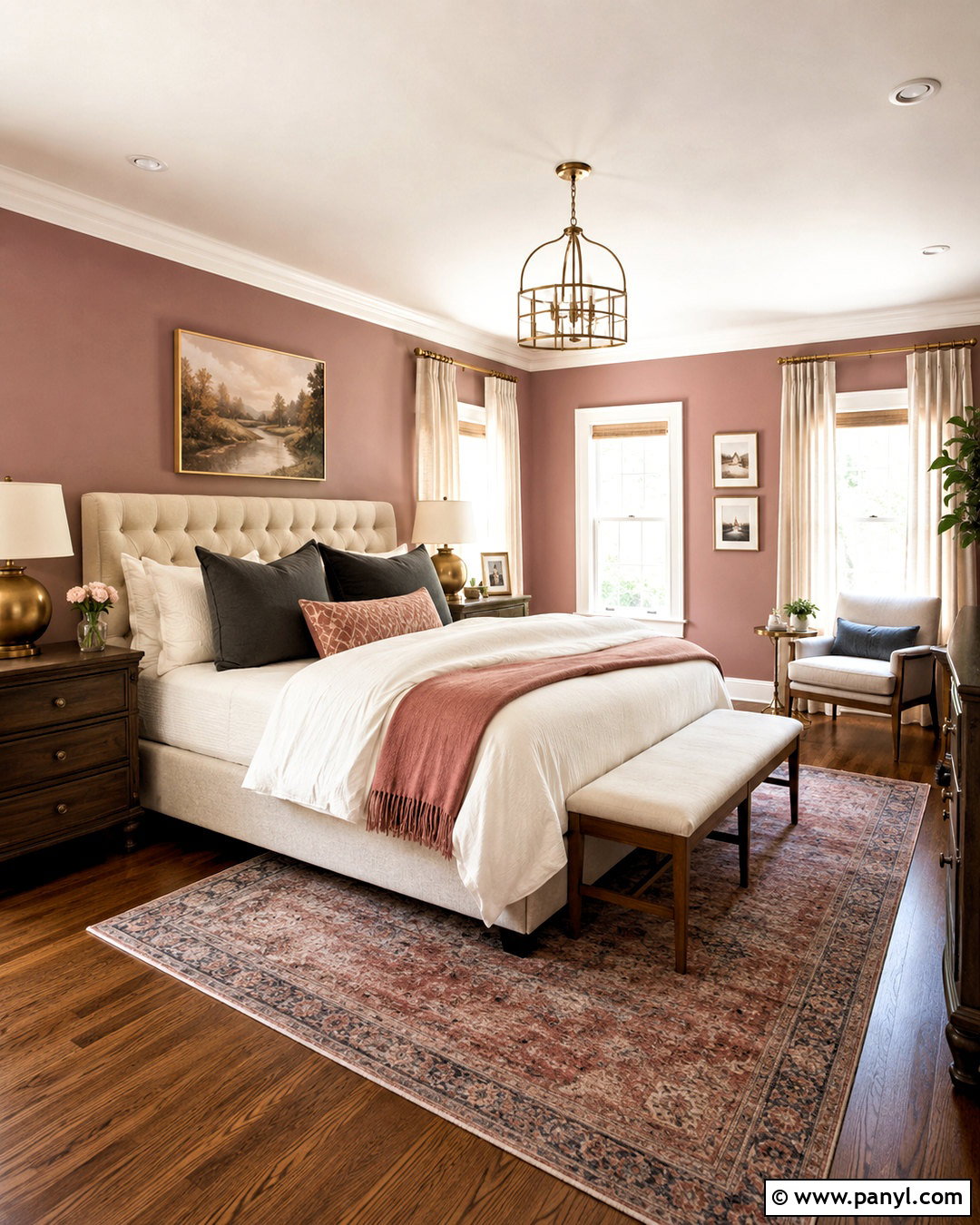 Dusty Rose Walls With Medium Brown Floors - 20 What Color Walls Go With Medium Brown Floors