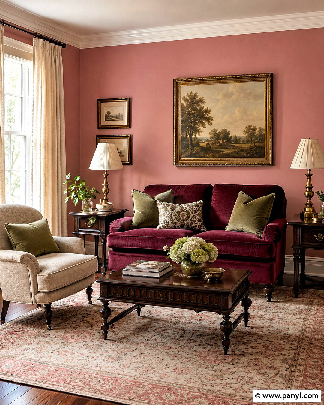 Dusty Rose Walls With Red Furniture - 20 What Color Walls Go With Red Furniture Ideas