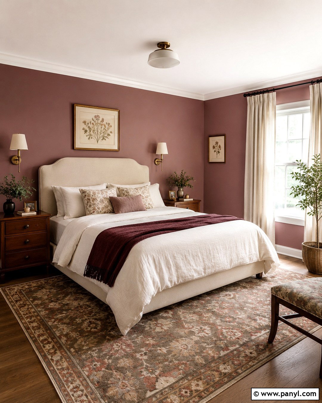 Dusty Rose Walls - 20 Romantic Wall Colors