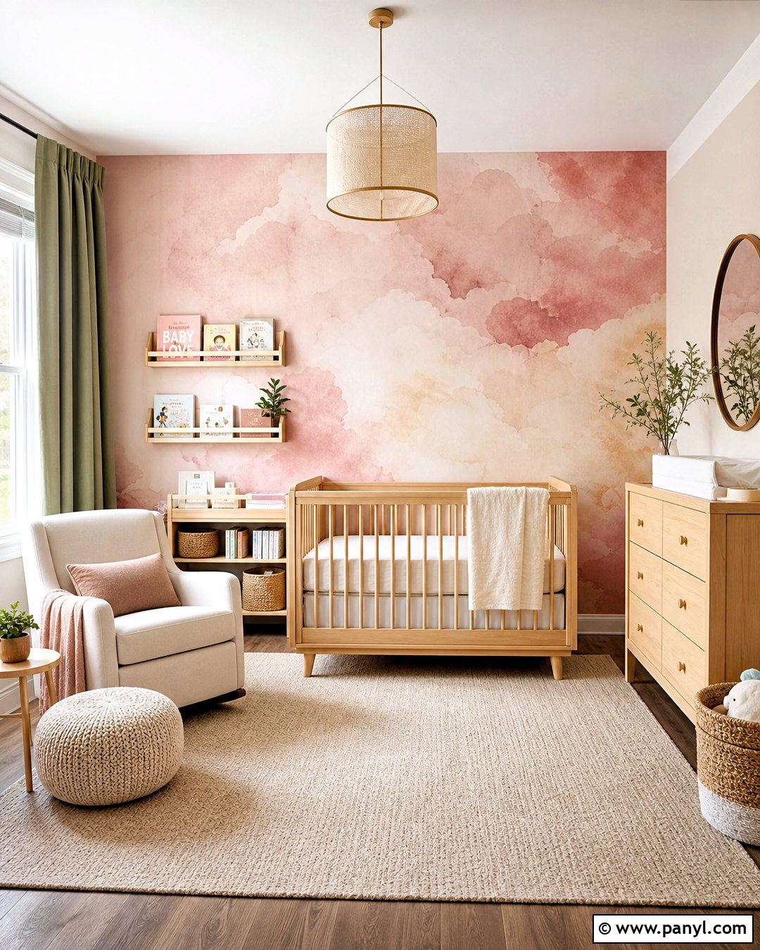 Dusty Rose Watercolor Wallpaper Nursery - 20 dusty rose wallpaper ideas