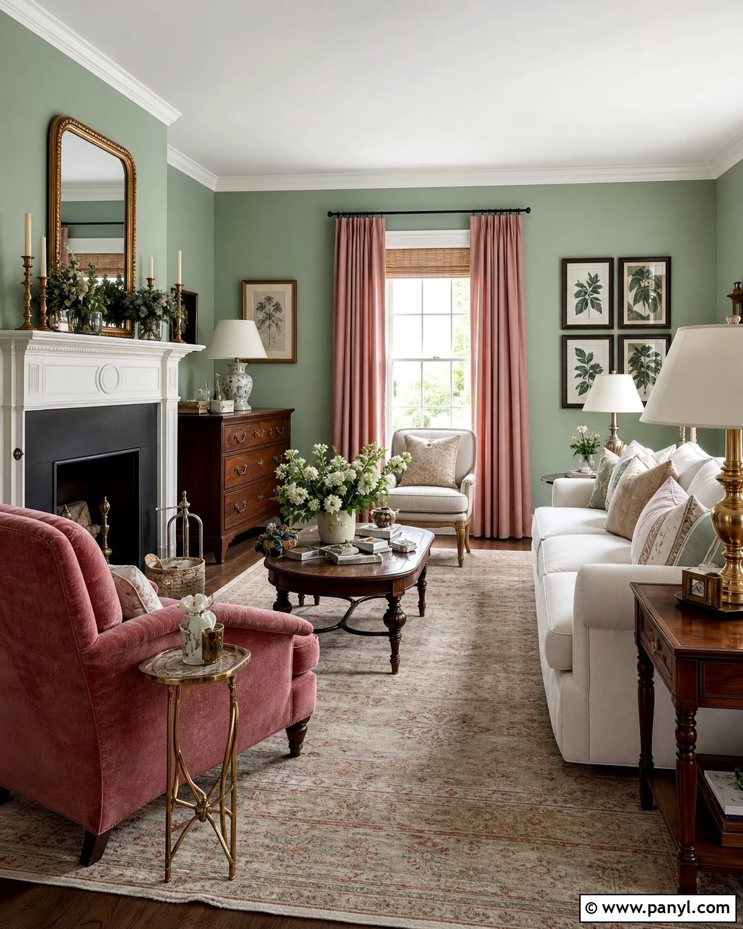 Dusty Rose With Mint Green Walls - 20 Colors That Go With Mint Green Walls