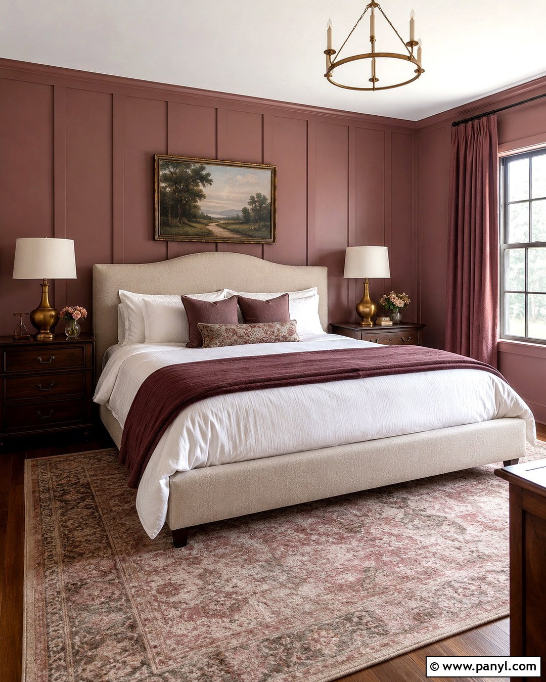 Dusty Rose Wood Panels - 20 Wood Panel Colors
