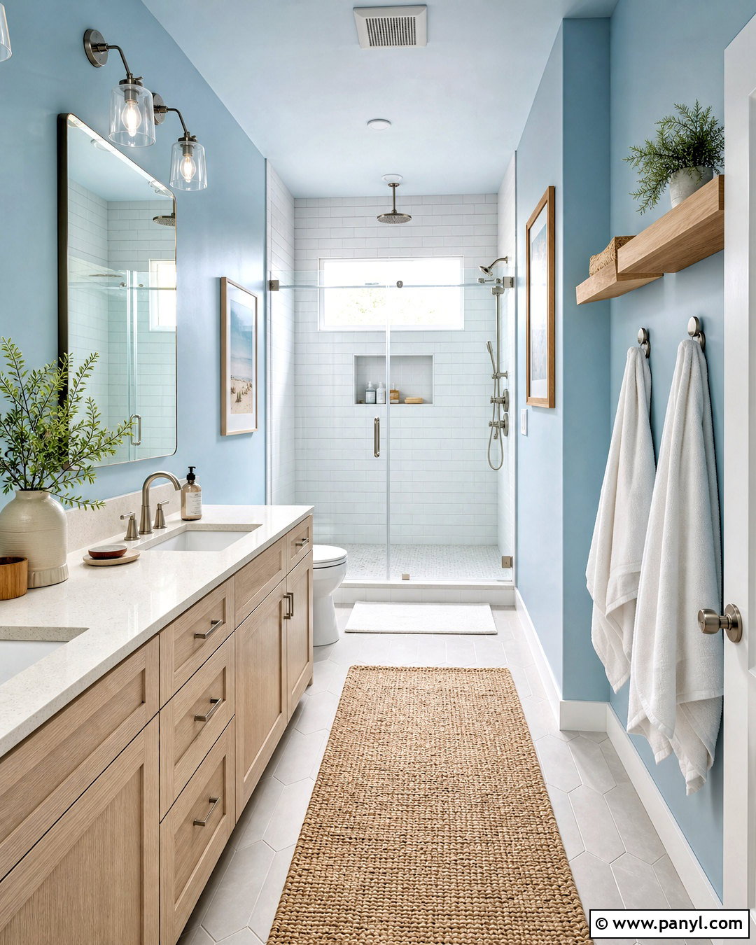 Dusty Sky Blue Bathroom Wall Colors - 20 inside painting ideas wall colors