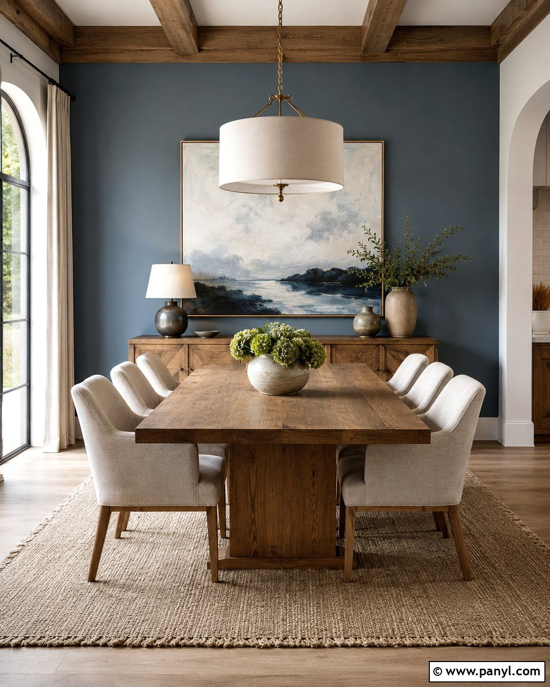 Dusty Slate Blue Accent Wall - 20 Coastal Accent Wall Colors