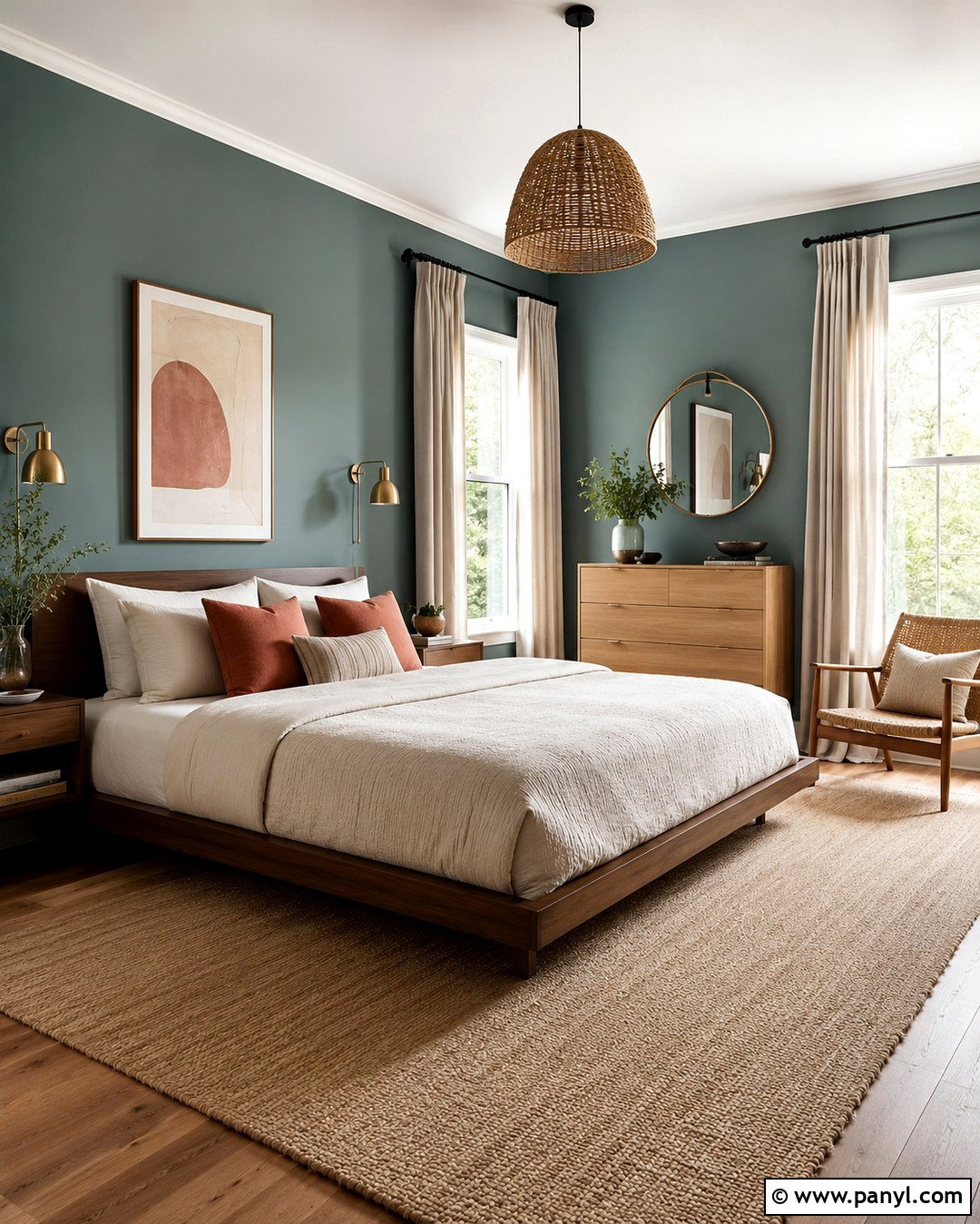 Dusty Teal Bedroom Walls - 20 Modern Wall Colors Bedroom Ideas