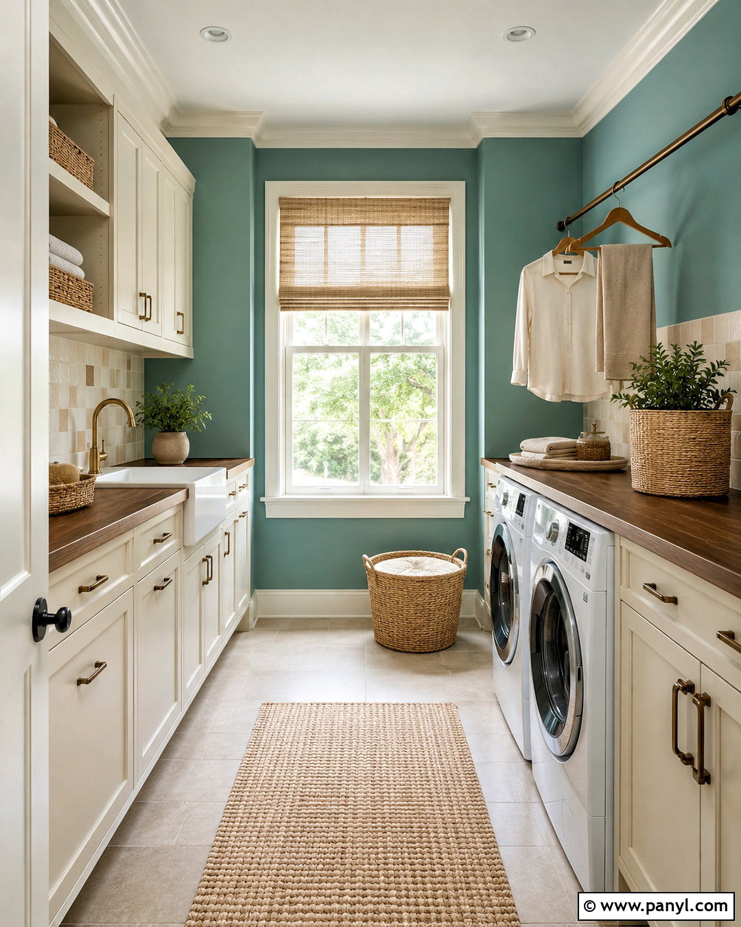 Dusty Teal Laundry Room Walls - 20 Wall Color For Laundry Room Ideas