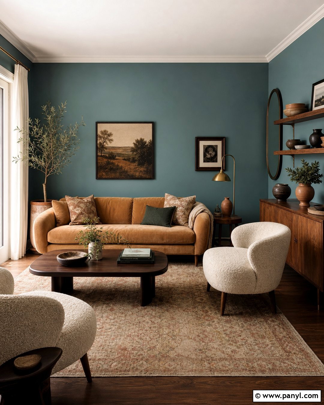 Dusty Teal Living Room Wall Paint - 20 Best Wall Paint Colors For Living Room Ideas