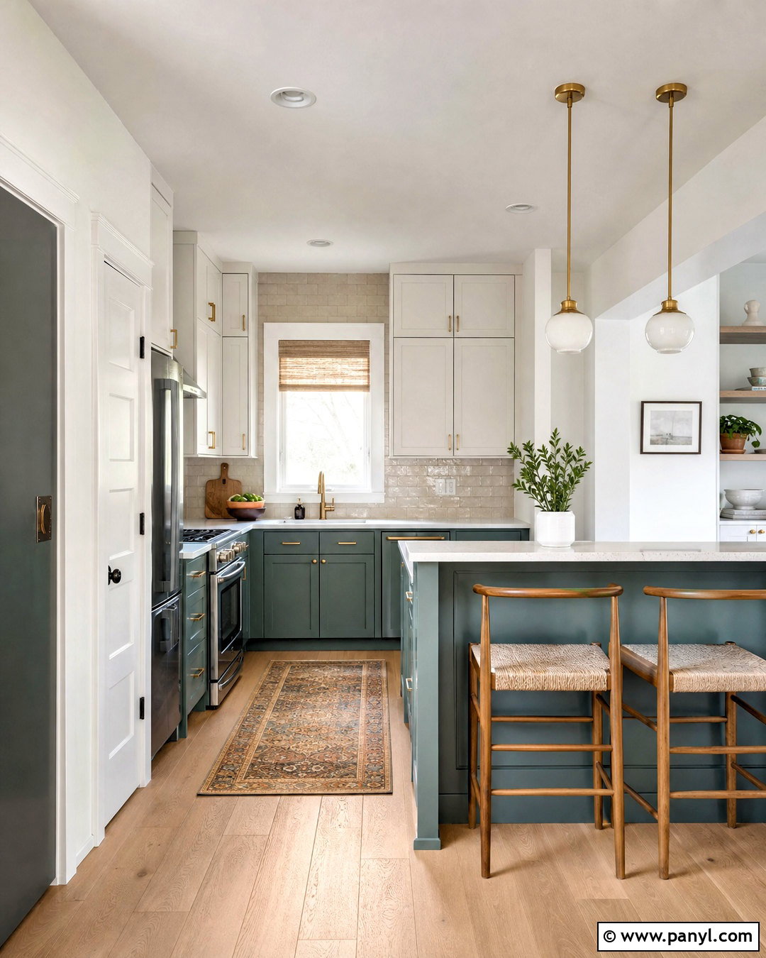Dusty Teal Small Kitchen - 20 small kitchen paint colors