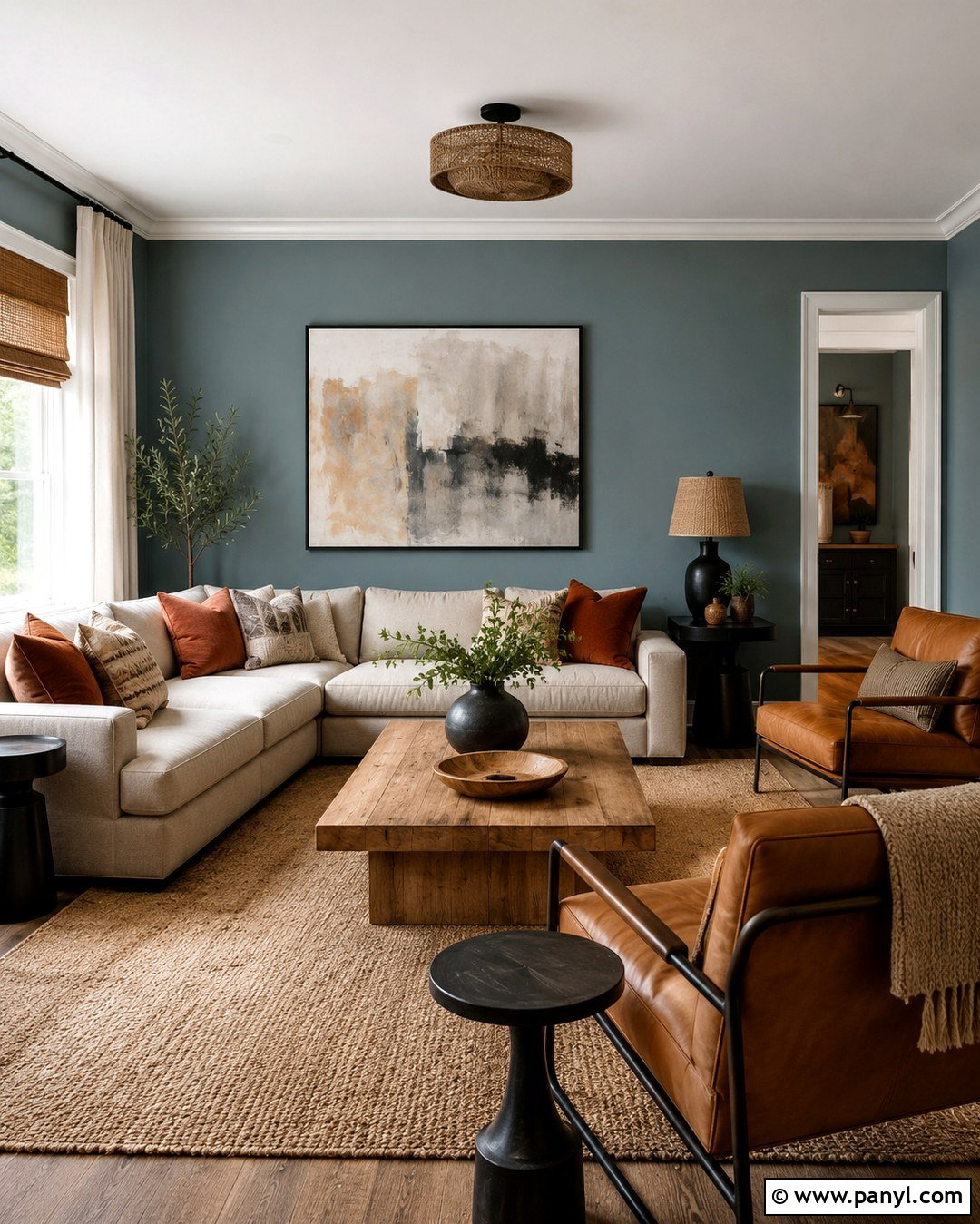 Dusty Teal Wall Paint Color - 20 Cool Wall Paint Colors