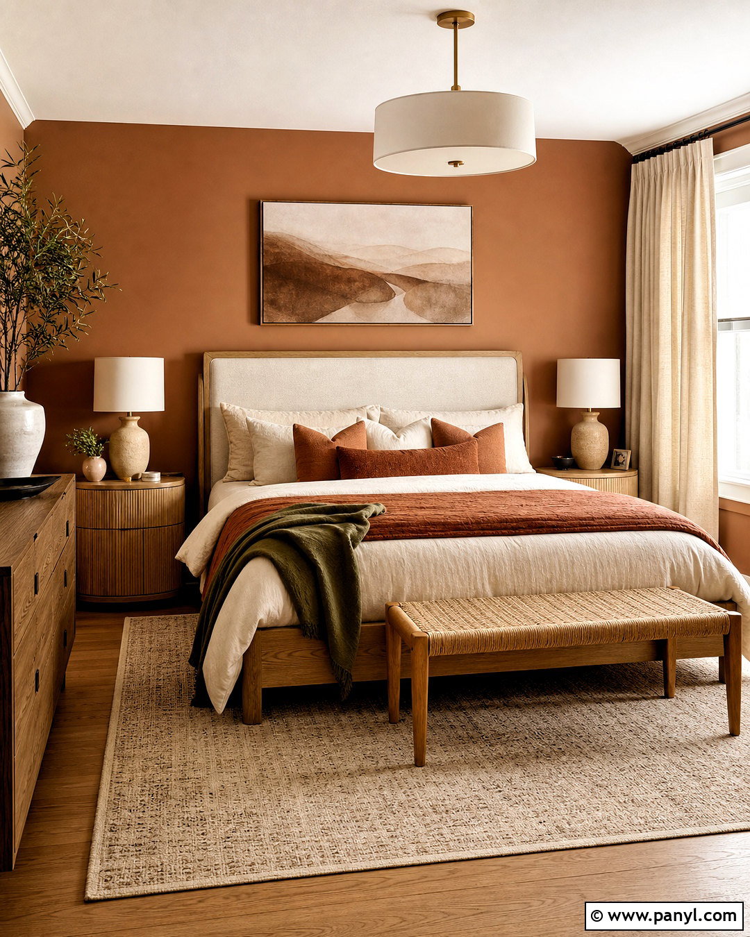 Earth Tone Bedroom - 20 bedroom ideas