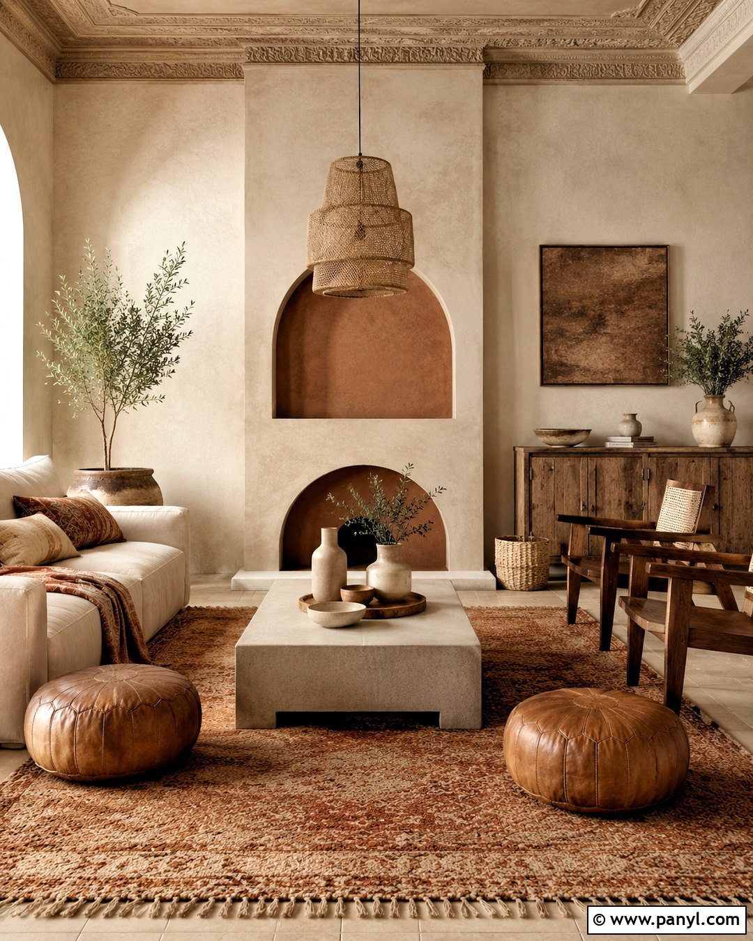 Earth Tone Moroccan Interior - 20 morroco interior design ideas