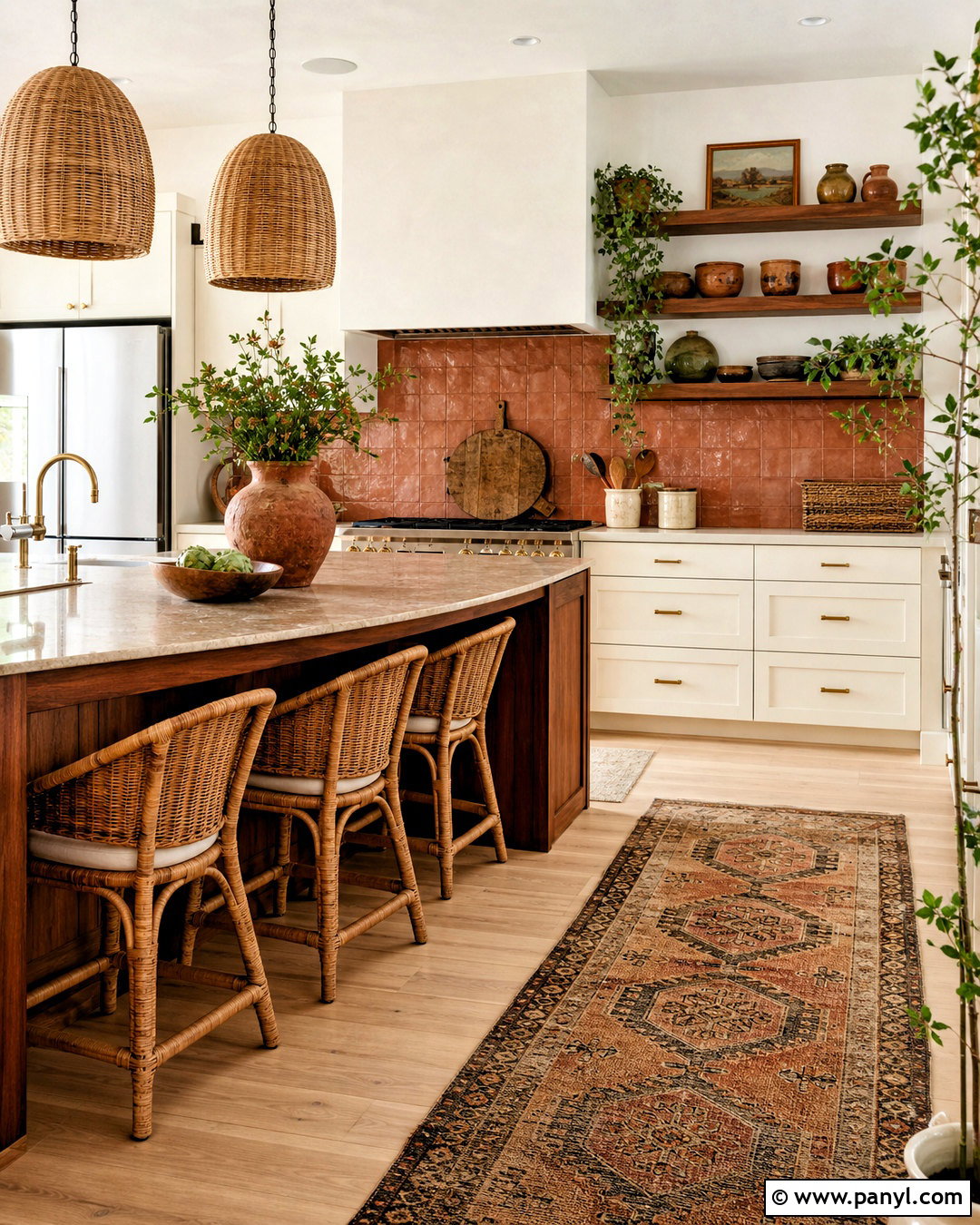 Earthy Boho Kitchen - 20 earthy kitchen ideas