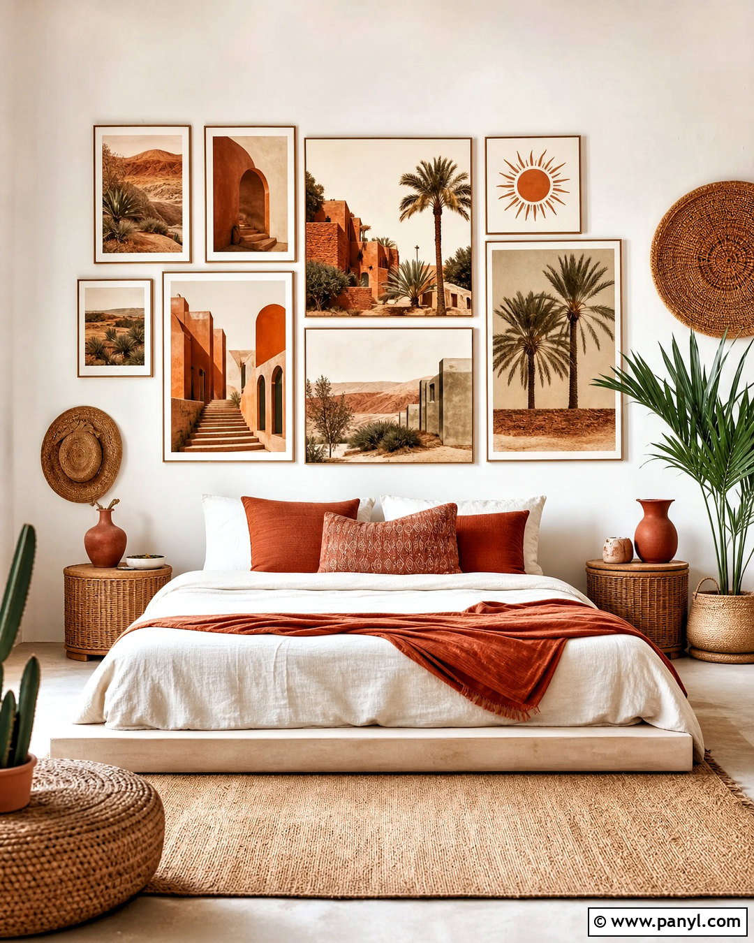 Earthy Boho Wall Collage - 20 aesthetic pictures for wall collage ideas