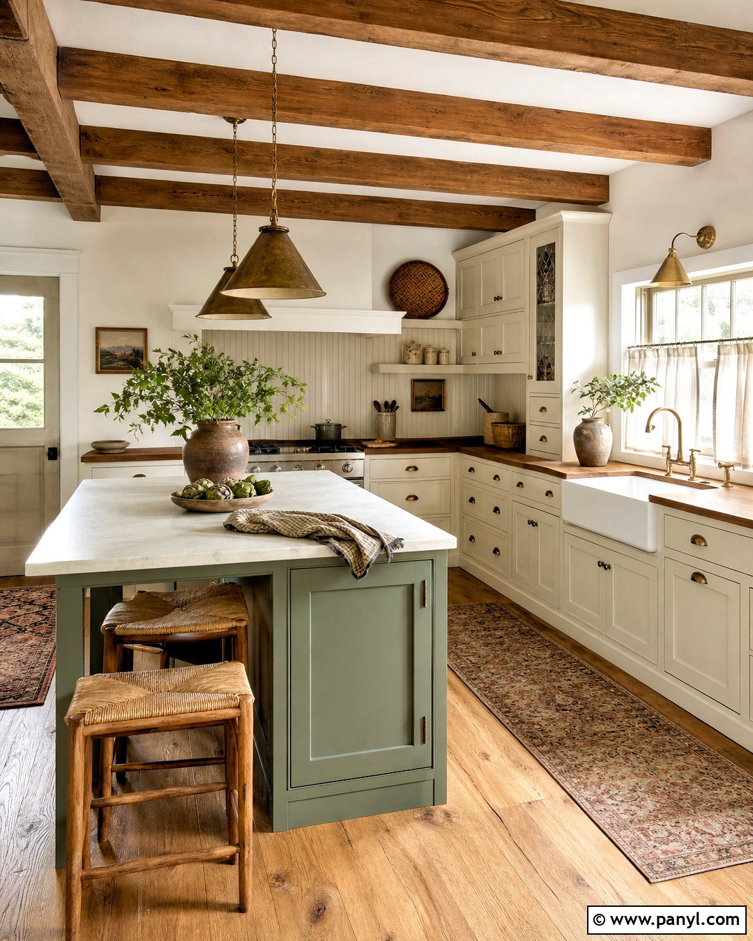 Earthy Farmhouse Kitchen - 20 earthy kitchen ideas
