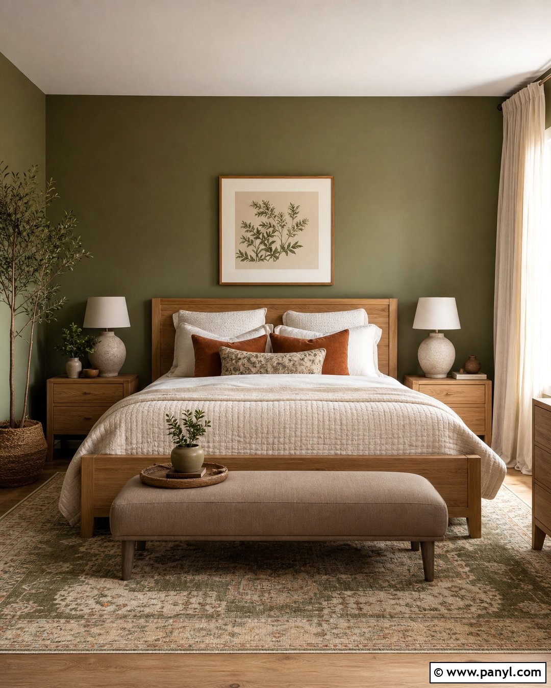 Earthy Green Bedroom Walls - 20 Earthy Green Walls