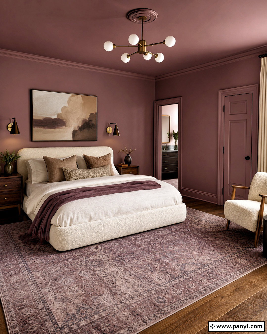 Earthy Mauve Bedroom Walls - 35 Wall Color Ideas Bedroom Paint Ideas