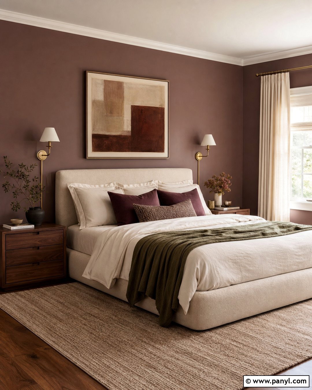 Earthy Mauve Bedroom Walls - 30 room wall color ideas bedrooms