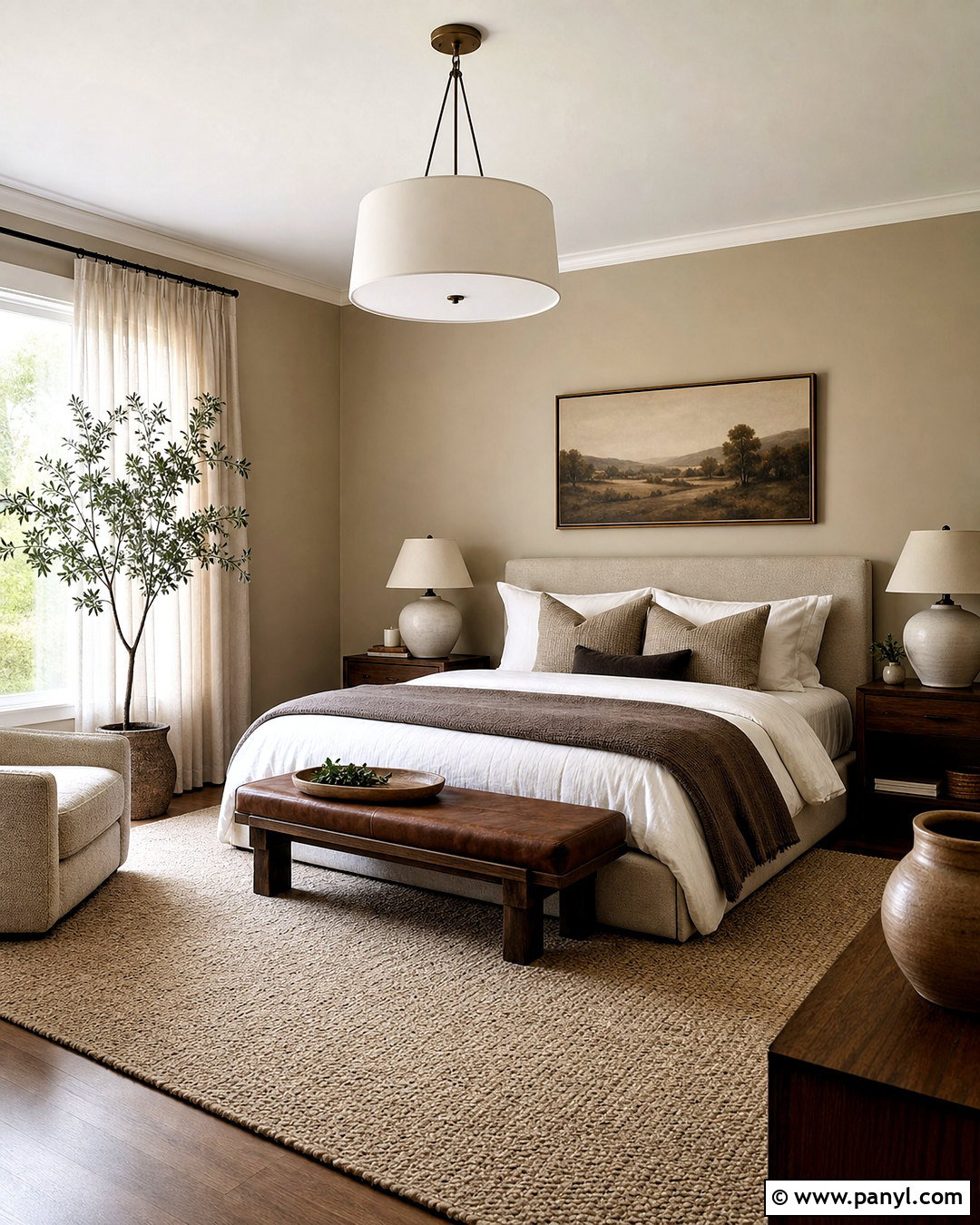 Earthy Neutral Bedroom Color Scheme - 20 room colour ideas