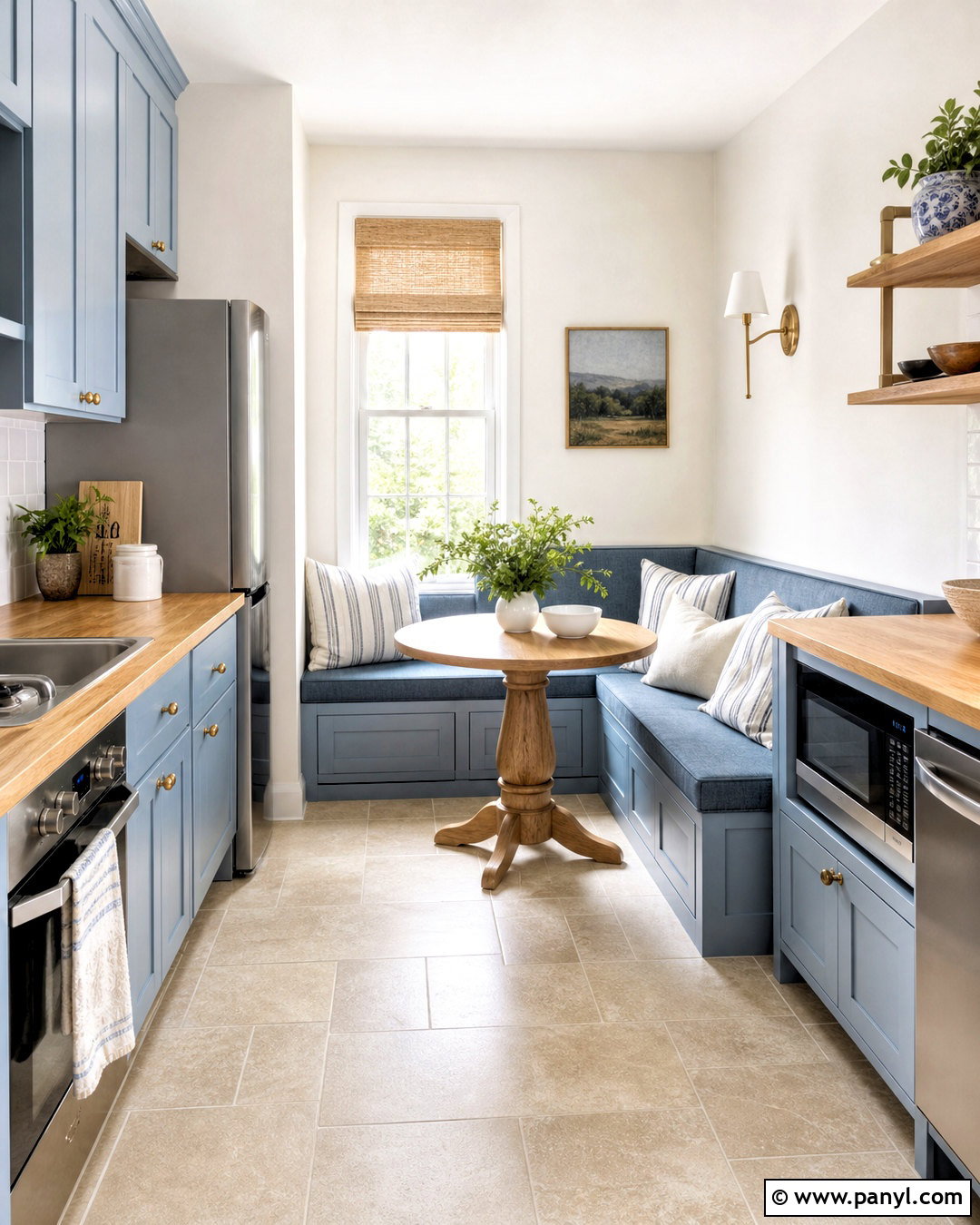Eat-In Small Kitchen Nook - 20 very small kitchen ideas