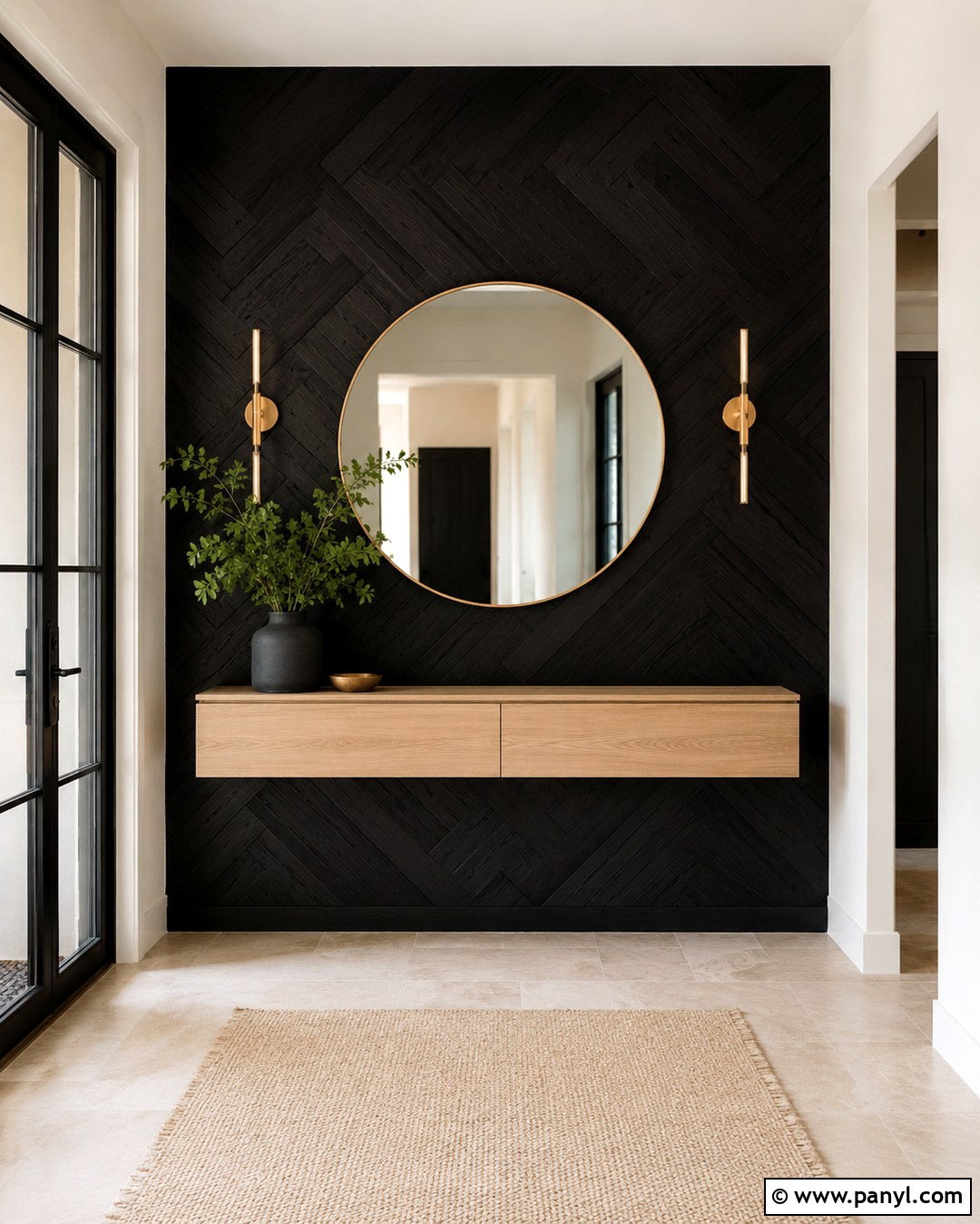 Ebony Pallet Wall - 20 Pallet Wall Stain Colors