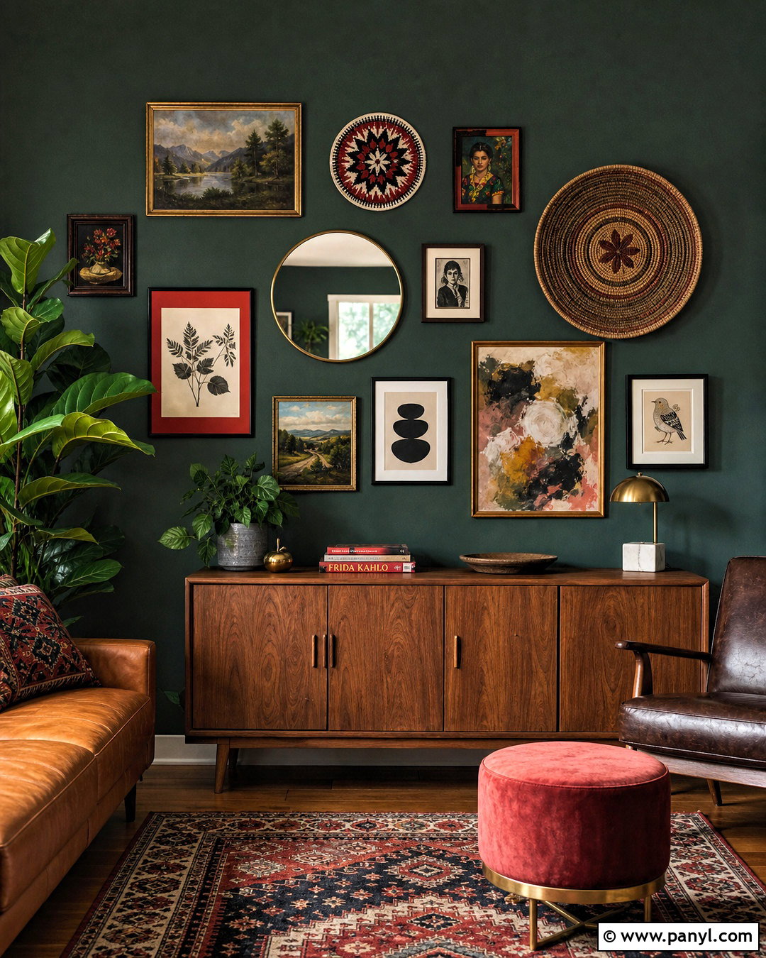 Eclectic Gallery Wall - 20 gallery wall ideas