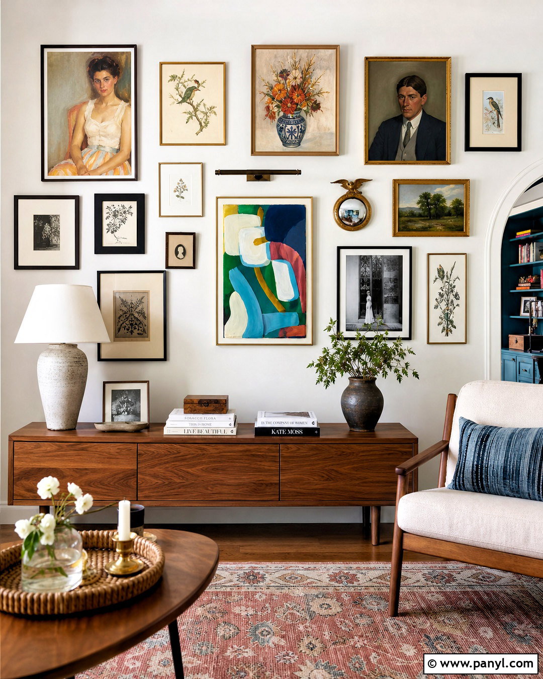 Eclectic Gallery Wall - 20 eclectic wall ideas