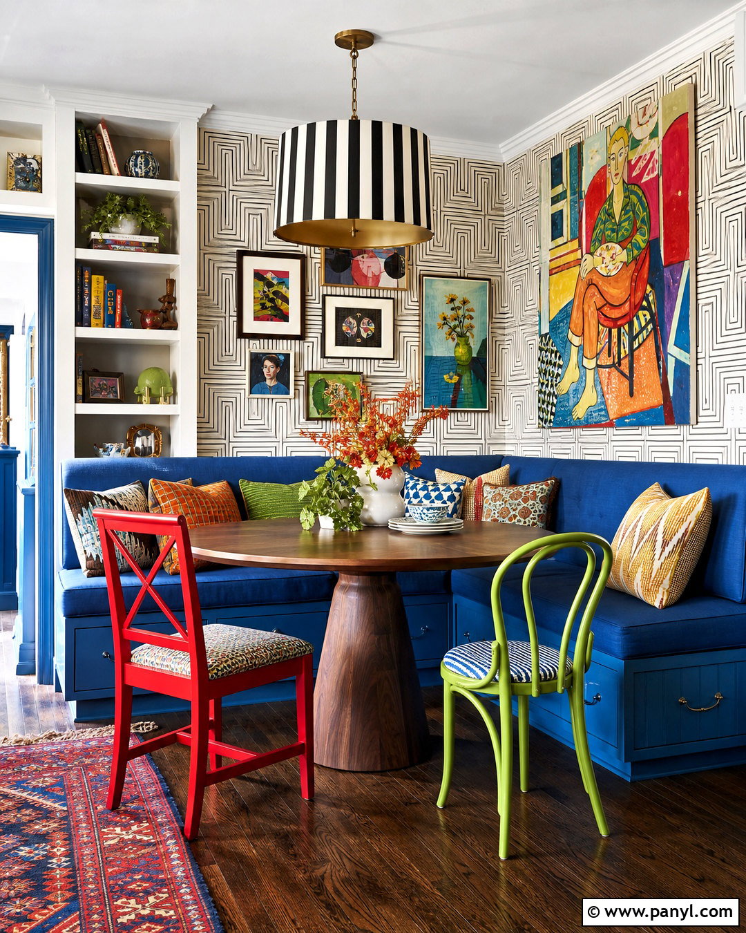 Eclectic Maximalist Dining Nook - 20 interior design maximalist ideas