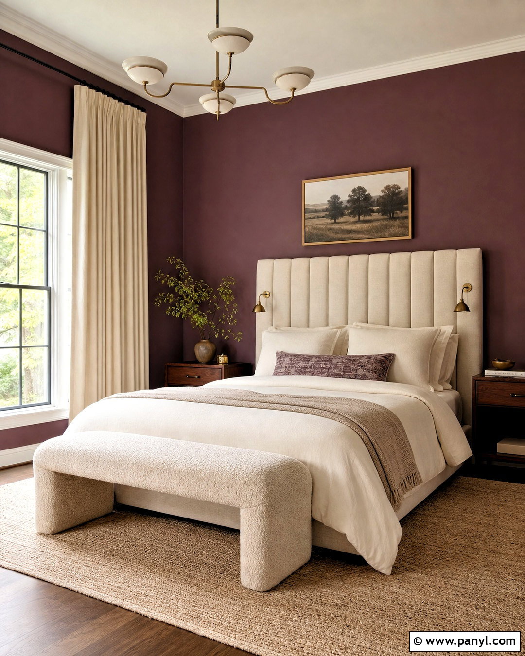 Eggplant And Cream Bedroom - 20 eggplant bedroom ideas