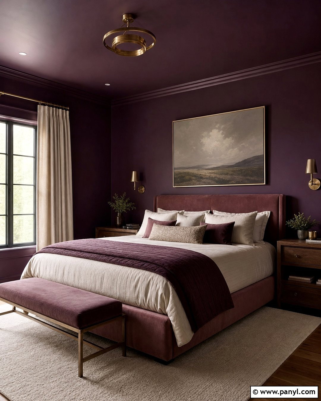 Eggplant Bedroom Walls - 20 Eggplant Walls