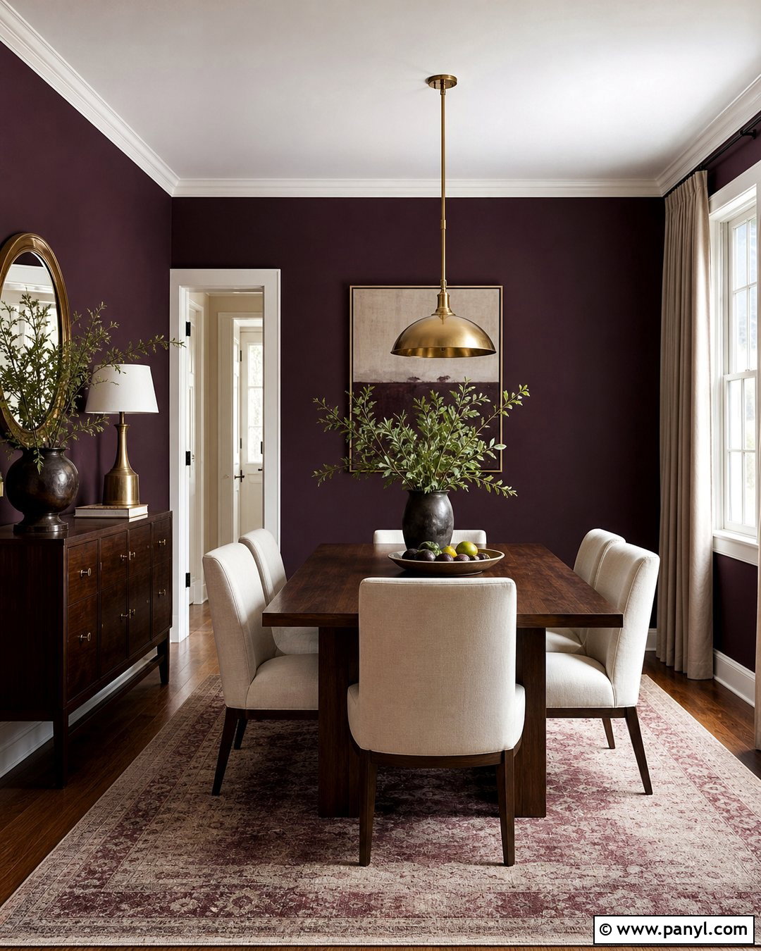 Eggplant Dining Room Walls - 20 Eggplant Walls