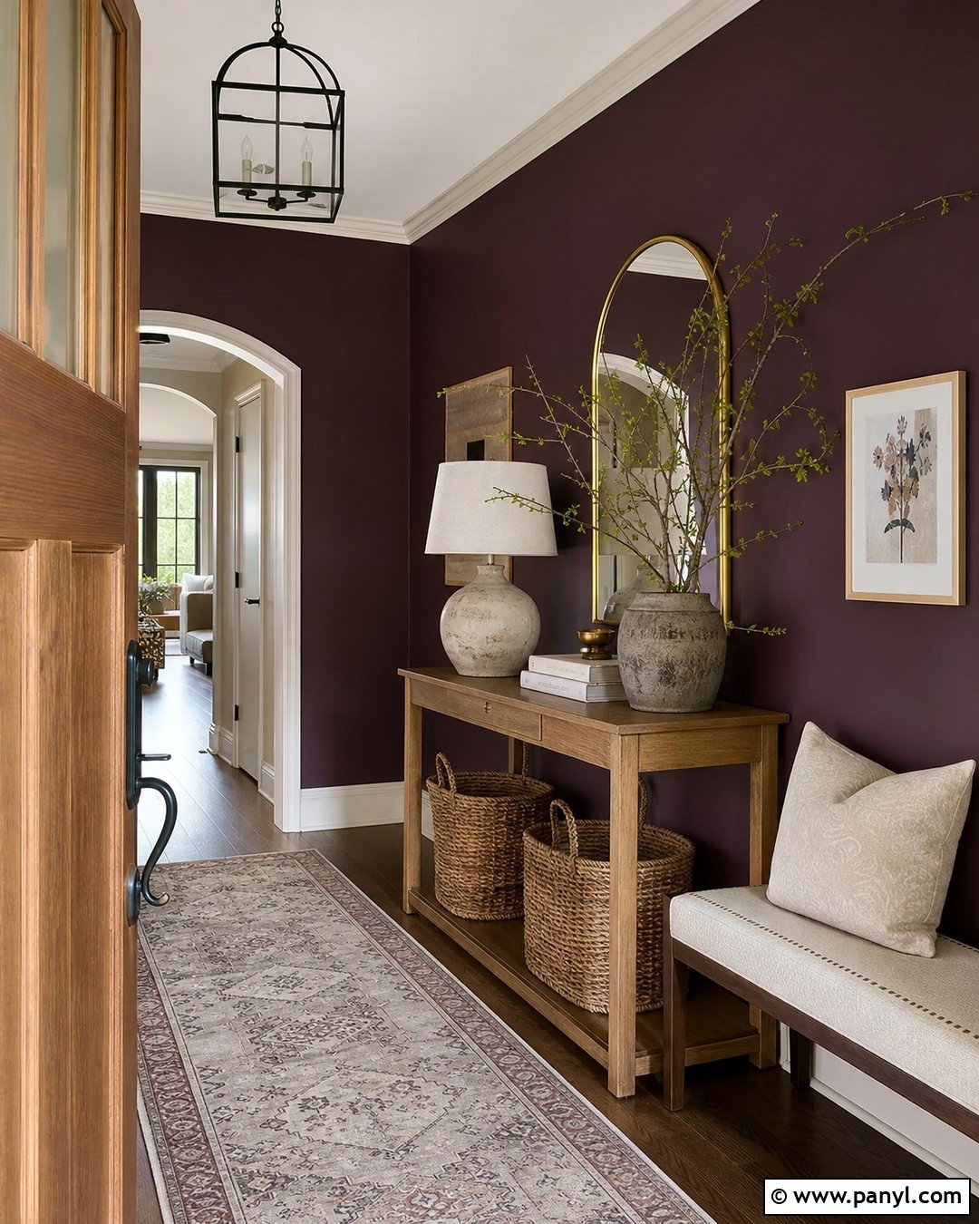 Eggplant Entryway Walls - 20 Eggplant Walls