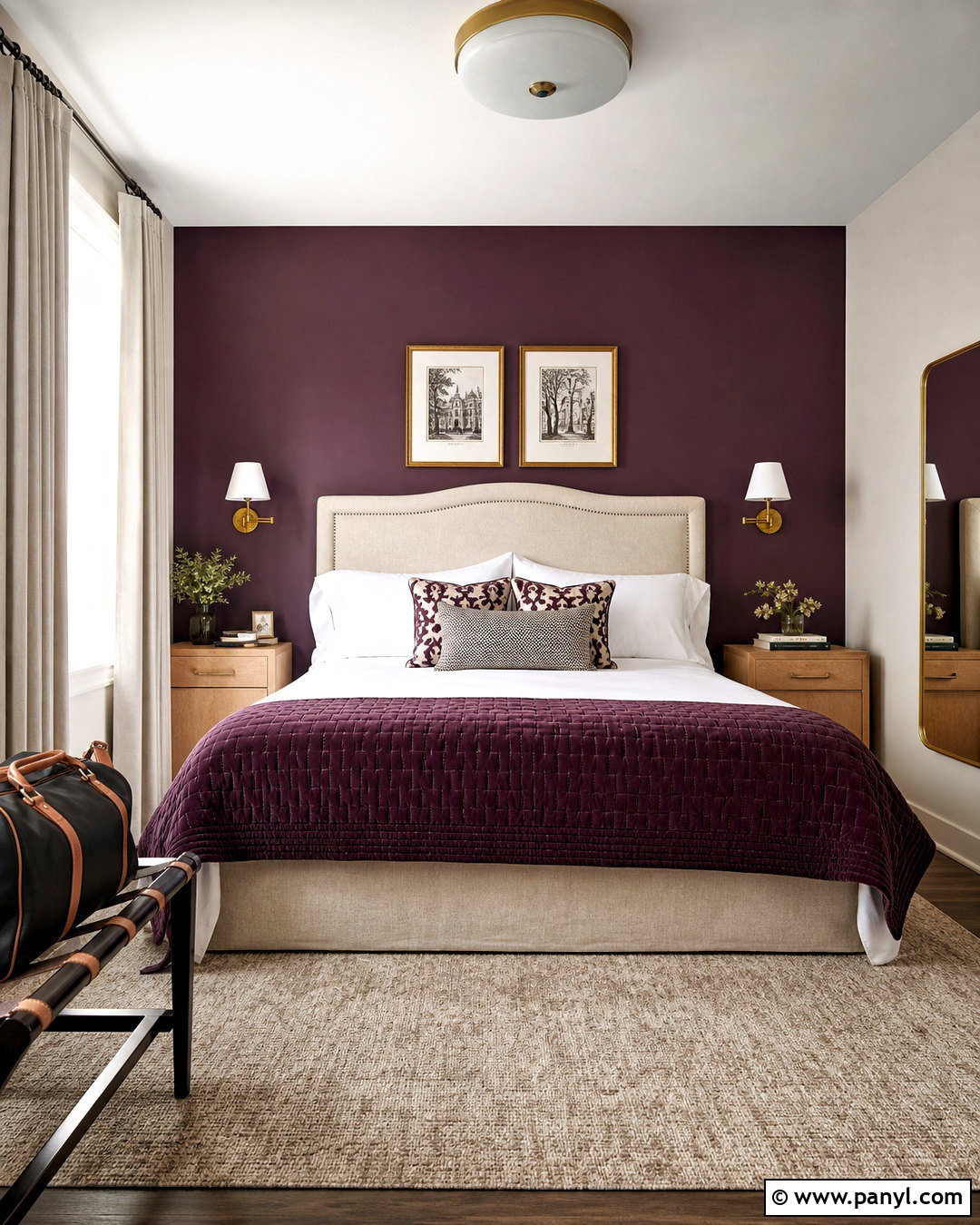 20 Eggplant Bedroom Ideas for a Cozy, Dramatic Retreat