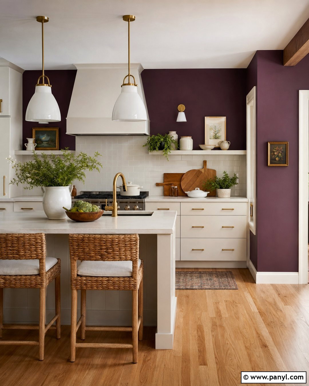Eggplant Kitchen Walls - 20 Eggplant Walls