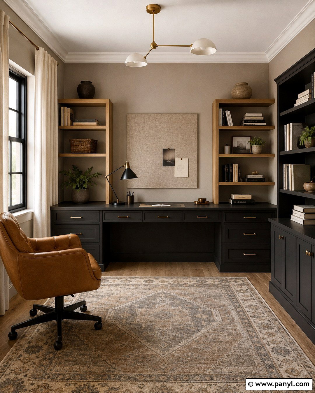 Egyptian Cotton Home Office With Charcoal - 20 Egyptian Cotton Wall Paint Ideas