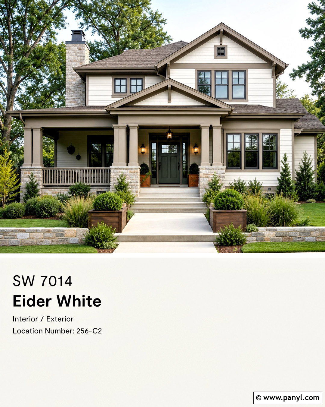 Eider White Craftsman Exterior - 20 sherwin williams eider white ideas