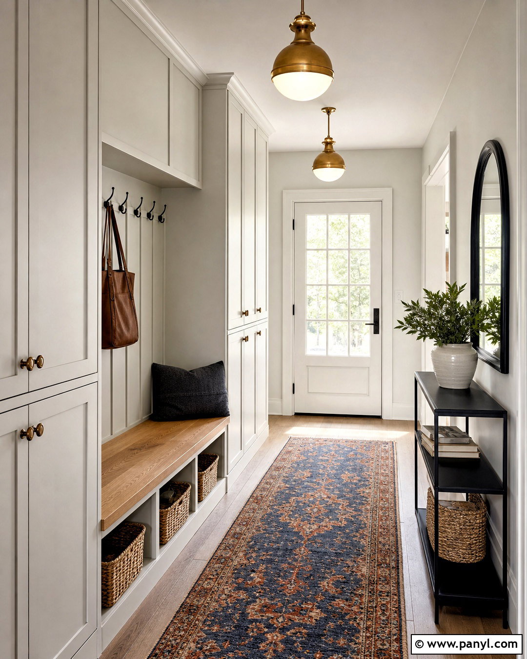 Eider White Entryway - 20 sherwin williams eider white ideas