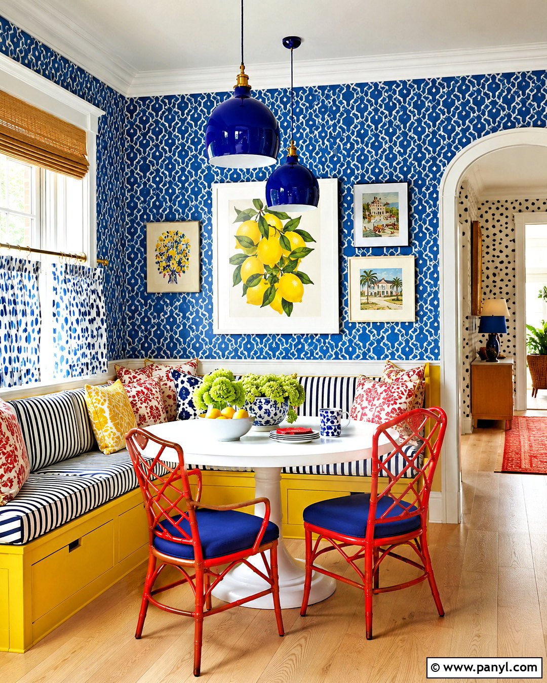 Electric Blue And Lemon Yellow Maximalist Color Palette - 20 maximalist color palette ideas