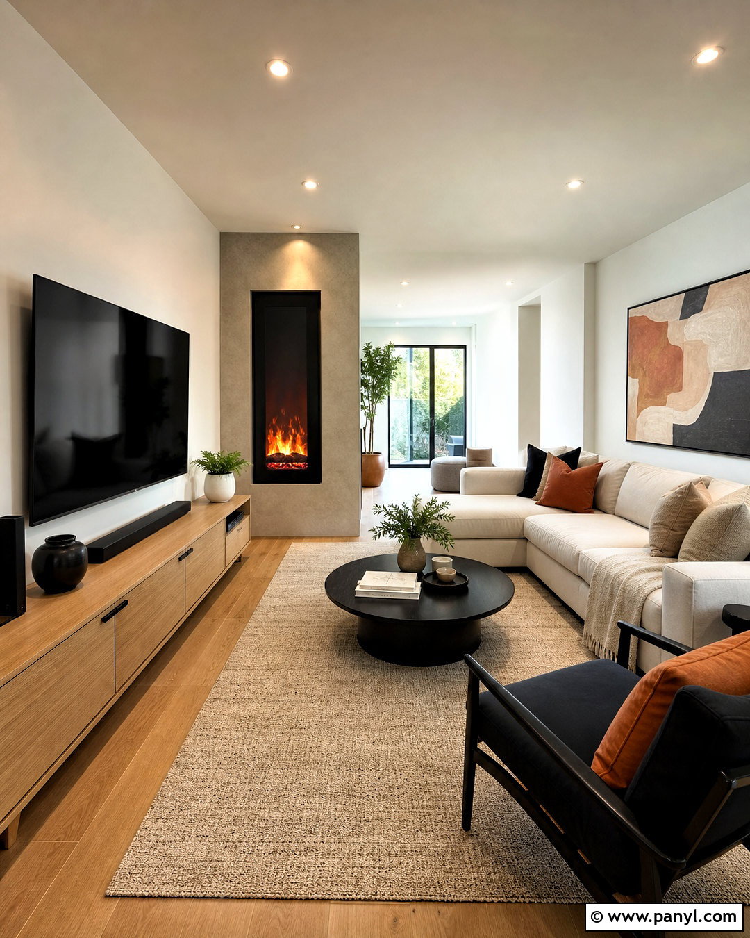 Electric Fireplace Beside TV - 20 electric fireplace ideas with tv ideas