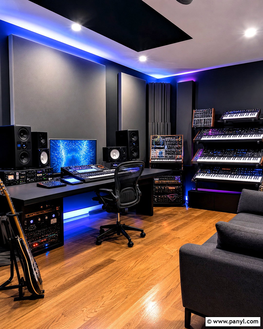 Electronic Basement Music Room - 20 basement music room ideas