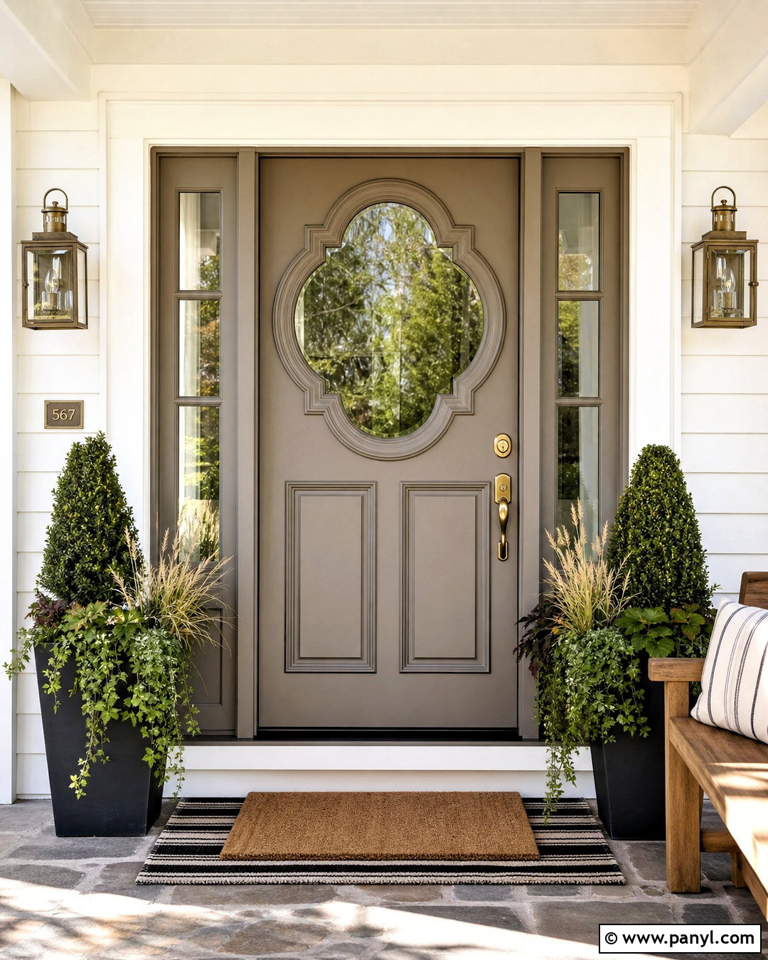 Elephant Ear Front Door With Light Siding - 20 elephant ear sherwin williams ideas