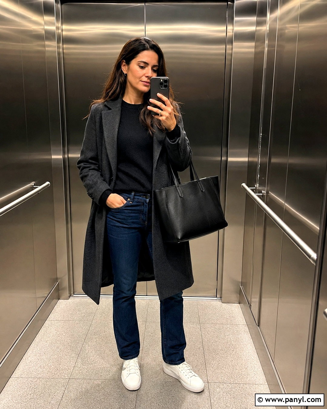 Elevator Mirror Selfie - 20 mirror selfie ideas