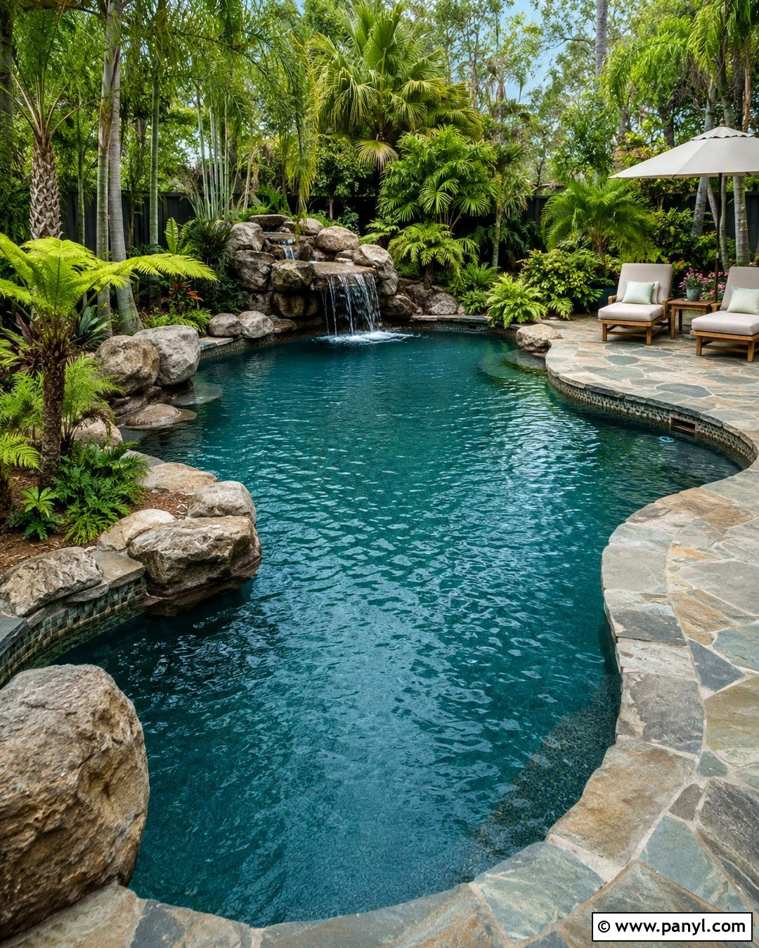 Emerald Bay PebbleTec Pool - 20 pebble tech colors