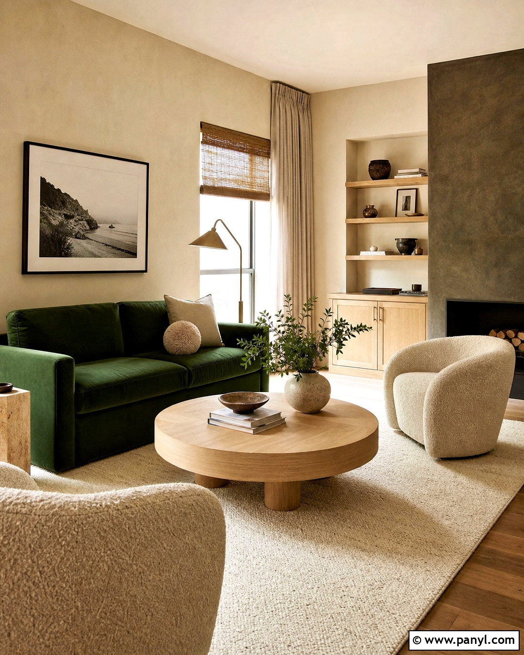 Emerald Green And Beige Living Room - 20 emerald green living room ideas