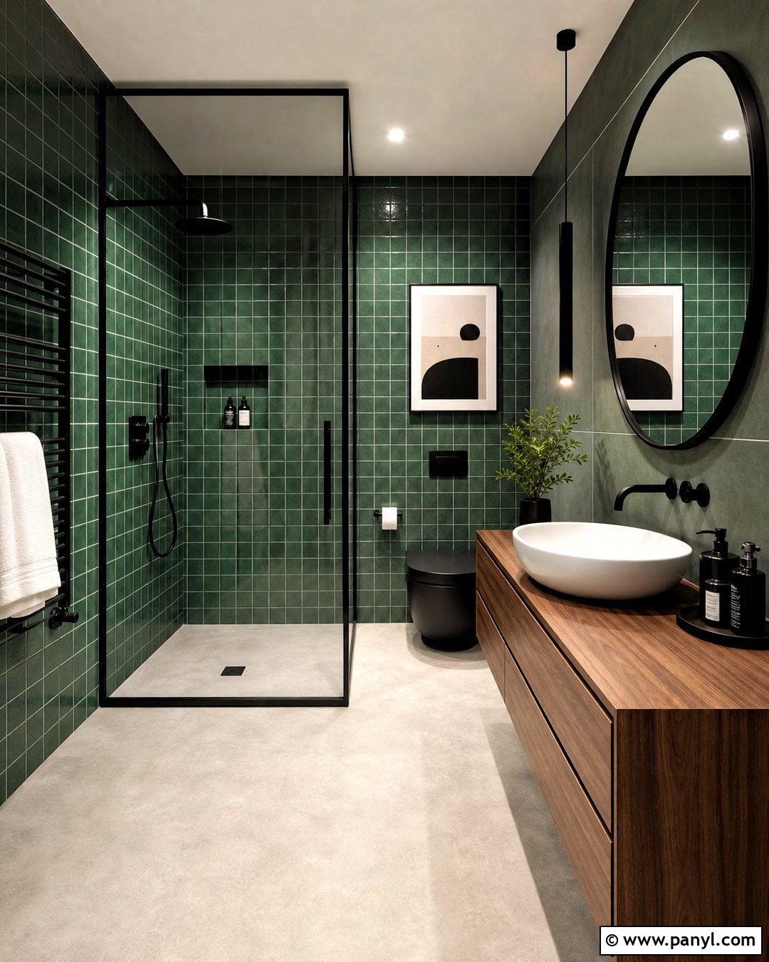 Emerald Green And Black Bathroom - 20 emerald green bathroom decor ideas