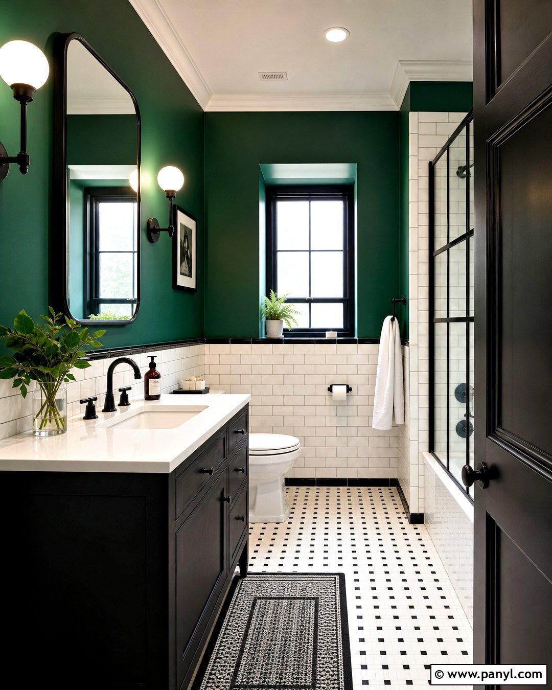 Emerald Green And Black Bathroom - 20 emerald green bathroom ideas