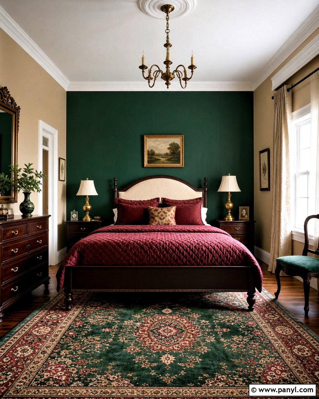 Emerald Green And Burgundy Bedroom - 20 emerald green bedroom colour schemes